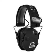 Electronic Ear Protection Earmuffs Noise Reduction Ultra-Thin Hearing Protector Muffs NRR 23DB for Training Range